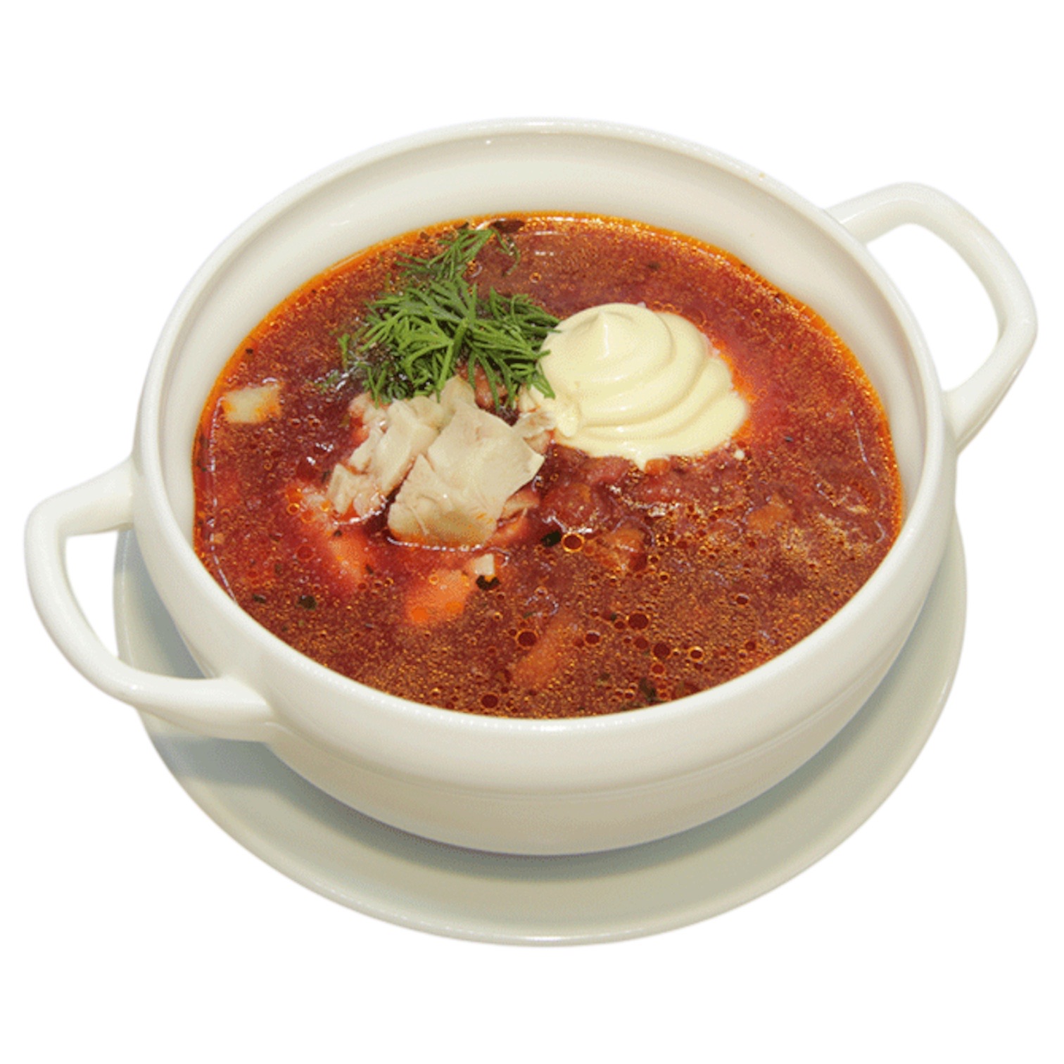 Суп «Борщ» со сметаной