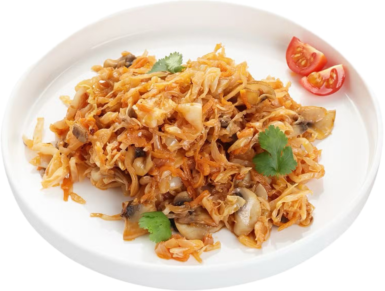 Капуста тушеная с грибами