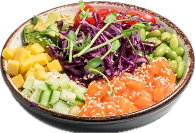 Боул с лососем