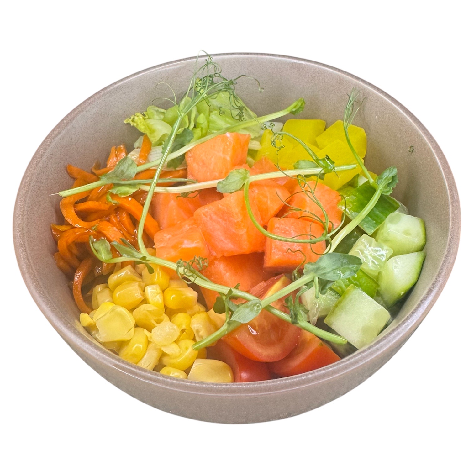 Поке с лососем 